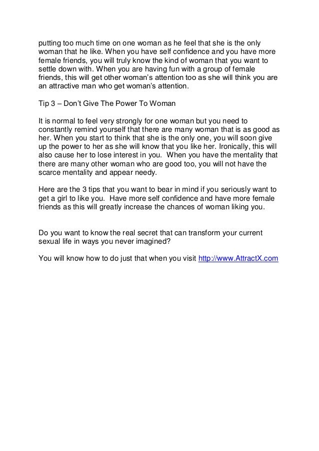 Tips For Getting A Girl To Like You Tips For Getting A Girl To Like You